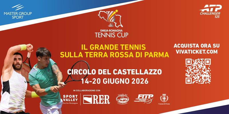 Emilia Romagna Tennis Cup 2026: al via la vendita dei biglietti