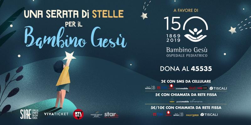 MASTER GROUP SPORT E STAR BIZ PER L'OSPEDALE PEDIATRICO BAMBINO GESU'