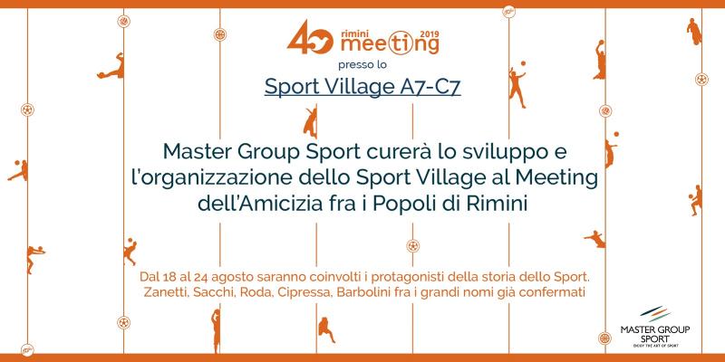 MASTER GROUP SPORT PER L'ORGANIZZAZIONE DELLO SPORT VILLAGE AL RIMINI MEETING