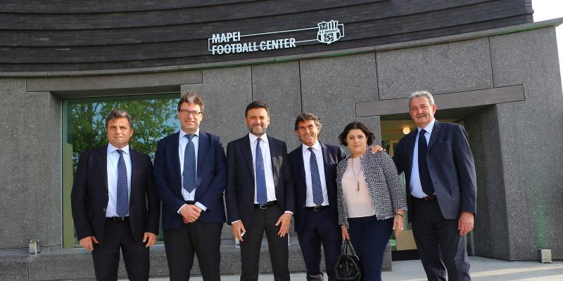 MASTER GROUP SPORT CURA L'INAUGURAZIONE DEL MAPEI FOOTBALL CENTER