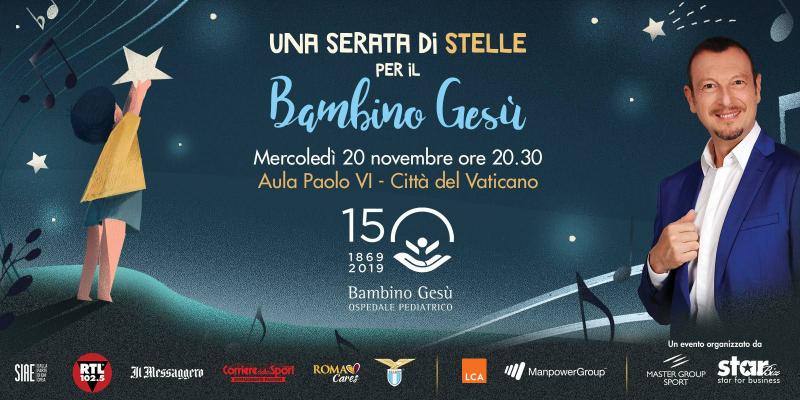 UNA SERATA DI STELLE PER IL BAMBINO GESU'