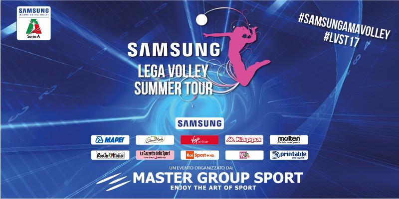 RITORNA LO SPETTACOLO DEL SAMSUNG LEGA VOLLEY SUMMER TOUR, DALL'8 LUGLIO...