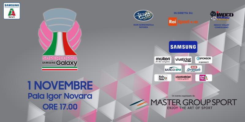 MASTER GROUP SPORT E LEGA VOLLEY FEMMINILE A NOVARA PER LA SUPERCOPPA...