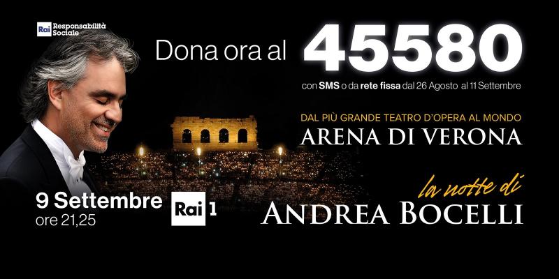 RECORD DI ASCOLTI PER “LA NOTTE DI ANDREA BOCELLI” ALL’ARENA DI VERONA