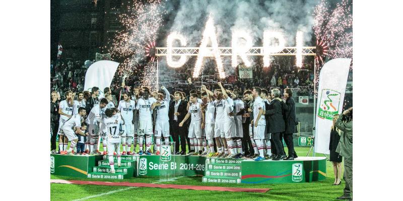 SERIE B 2014/2015: IL CARPI RAGGIUNGE LA PRIMA PROMOZIONE DELLA SUA STORIA