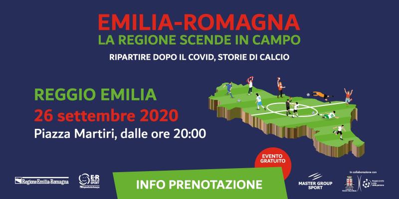 IL 26 SETTEMBRE A REGGIO EMILIA 