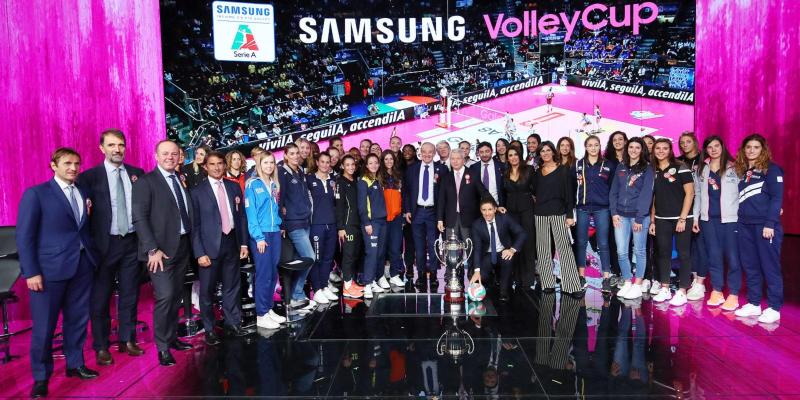 SVELATA NEGLI STUDI RAI LA NUOVA SAMSUNG VOLLEY CUP