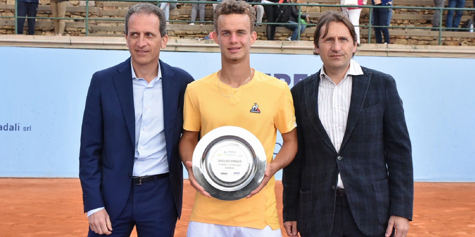 LUCA VAN ASSCHE WON THE SANREMO TENNIS CUP